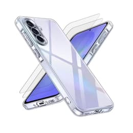Kuori Galaxy A36 ja 2 suojakalvo - TPU - Läpinäkyvä