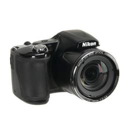 CoolPix L830 - Musta + Nikon Wide Optical Zoom ED Nikkor 4.0-136mm f/3-5.9 VR f/3-5.9