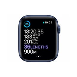 Apple Watch Series 6 (2020) - (ranneke ei sisälly) - GPS 44 mm - Sininen Alumiini