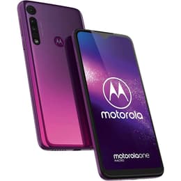 Motorola One Macro 64GB - Purppura - Lukitsematon - Dual-SIM