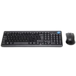 Simpletek Näppäimistö QWERTY Englanti (UK) Langaton Mouse + Keyboard with Stickers 1000 DPI 2.4G Nano reciever