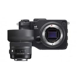 Hybridikamera Sigma SD Quattro Musta + Objektiivi Sigma 30 mm f/1.4 DC HSM