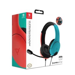 Pdp Airlite 500-162-blrd v.2 Kuulokkeet melunvaimennus gaming johdollinen mikrofonilla - Punainen/Sininen