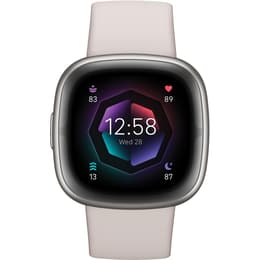 Kellot Cardio GPS Fitbit Sense 2 - Valkoinen