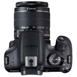 Canon EOS 2000D - Musta + Canon Zoom Lens EF-S 18-55mm f/3.5-5.6 IS II + Canon EF-S 55-250mm f/4.0-5.6 IS f/3.5-5.6 + f/4.0-5.6