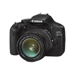 Yksisilmäinen peiliheijastus - Canon EOS 550D Musta + Objektiivin Sigma 55-200mm f/4-5.6 DC + Canon EF-S 18-55mm f/3.5-5.6 IS