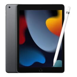 Bundle iPad 10.2 (2021) 9. sukupolvi + Apple Pencil - 64GB - Tähtiharmaa - Ilman Sim-Korttipaikkaa