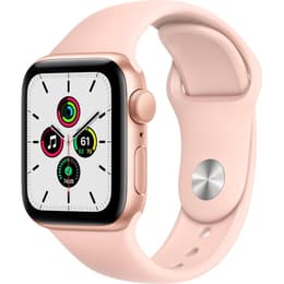 Apple Watch Series SE 1 (2020) GPS 40 mm - Alumiini Kulta - Sport band Pinkki