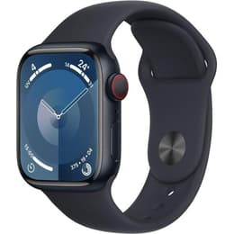 Apple Watch () 2023 GPS 41 mm - Alumiini Musta - Sport band Musta
