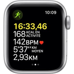 Apple Watch Series SE 1 (2020) GPS 40 mm - Alumiini Hopea - Sport band Sininen