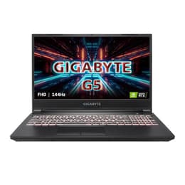 Gigabyte G5 KC AX200NGW 15" Core i5 2.5 GHz - SSD 512 GB - 16GB - NVIDIA GeForce RTX 3060 AZERTY - Belgialainen