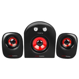 Tacens Mars Gaming MS2 Speaker - Musta/Punainen