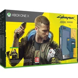 Xbox One X 1000GB - Sininen - Rajoitettu erä CyberPunk 2077 + CyberPunk 2077