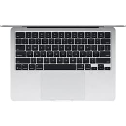 MacBook Air 13" (2025) - Applen M4 ‑siru jossa on 10-ytiminen prosessori ja 8-ytiminen näytönohjain - 16GB RAM - SSD 256GB - Tavallinen näyttö - QWERTY - Espanja