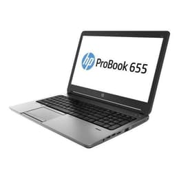 HP ProBook 655 G1 15" A10 2.5 GHz - SSD 128 GB - 4GB AZERTY - Ranska
