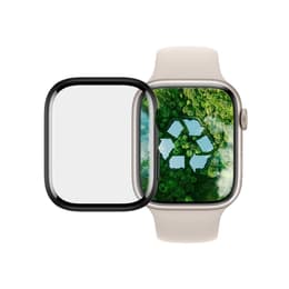 Suojaava näyttö Apple Watch Series 7/8 - 41 mm - Muovi - Musta