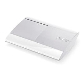 PlayStation 3 Ultra Slim - Valkoinen/Hopea