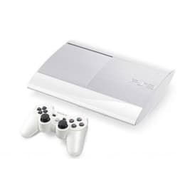 PlayStation 3 Ultra Slim - Valkoinen/Hopea