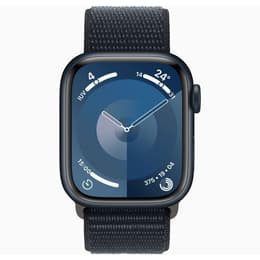 Apple Watch Series 9 (2023) GPS + Cellular 41 mm - Alumiini Keskiyö - Sport loop Sininen