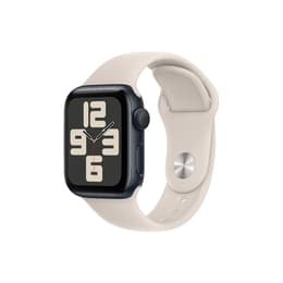 Apple Watch (Series SE) 2020 GPS 44 mm - Alumiini Harmaa - Sport loop Tähti­valkea