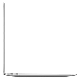 MacBook Air 13" (2020) - Applen M1 ‑siru jossa on 8-ytiminen prosessori ja 7-ytiminen näytönohjain - 8GB RAM - SSD 512GB - QWERTY - Englanti