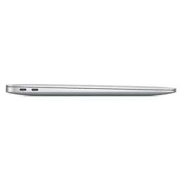 MacBook Air 13" (2020) - Applen M1 ‑siru jossa on 8-ytiminen prosessori ja 7-ytiminen näytönohjain - 8GB RAM - SSD 512GB - QWERTY - Englanti