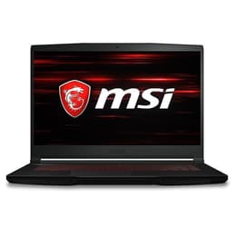 MSI GF63 8RD-217FR 15" Core i5 2.3 GHz - SSD 1 TB - 16GB - NVIDIA GeForce GTX 1050 Ti AZERTY - Ranska