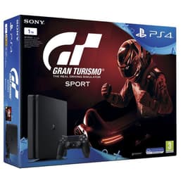 PlayStation 4 Slim 500GB - Musta + Gran Turismo Sport