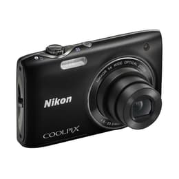 Kompaktikamera Coolpix S3100 - Musta + Nikon Nikkor Wide Optical Zoom 26-130 mm f/3.2-6.5 f/3.2-6.5