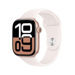 Apple Watch Series 10 (2024) GPS 46 mm - Alumiini Ruusu­­kulta - Sport band