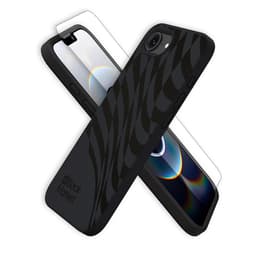 Back Market Kuori iPhone 16e ja suojaava näyttö - Kierrätysmuovi - Musta