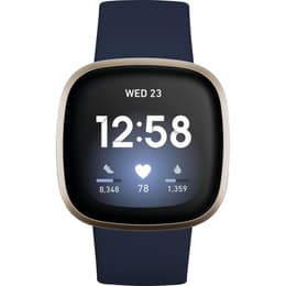 Kellot Cardio GPS Fitbit Versa 3 - Kulta