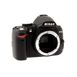 Yksisilmäinen peiliheijastus - Reflex Nikon D3000 Vain keholle Musta