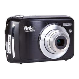 Kompaktikamera ViviCam T324N - Musta + Vivitar 3X Optical Zoom Lens f/2.8-4.8