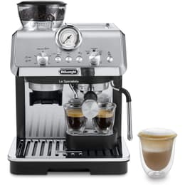 Kahvinkeitin jauhimella Ilman kapselia Delonghi EC9155-MB L - Musta/Hopea