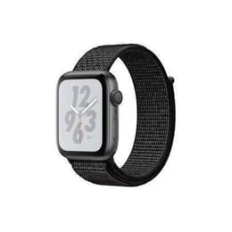 Apple Watch (Series 4) 2018 GPS 44 mm - Alumiini Tähtiharmaa - Punottu nailon
