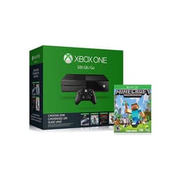 Xbox One 500GB - Musta + Minecraft