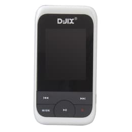 D-Jix M450-Silver MP3 & MP4-soitin & MP4 GB - Hopea