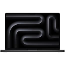 MacBook Pro 16" (2024) - Applen M4 Max ‑siru jossa on 14-ytiminen Maxsessori ja 32-ytiminen näytönohjain - 36GB RAM - SSD 1000GB - Tavallinen näyttö - QWERTZ - Saksa