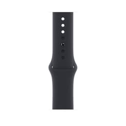 Apple Watch Series 7 (2021) GPS + Cellular 45 mm - Alumiini Sininen - Sport band Musta