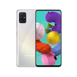 Galaxy A71 128GB - Hopea - Lukitsematon - Dual-SIM