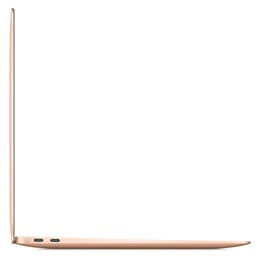 MacBook Air 13" (2020) - Applen M1 ‑siru jossa on 8-ytiminen prosessori ja 7-ytiminen näytönohjain - 8GB RAM - SSD 256GB - QWERTY - Englanti