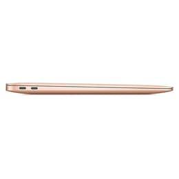 MacBook Air 13" (2020) - Applen M1 ‑siru jossa on 8-ytiminen prosessori ja 7-ytiminen näytönohjain - 8GB RAM - SSD 256GB - QWERTY - Englanti