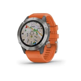 Kellot Garmin Cardio GPS Fenix 6 Saphire Titane - Harmaa