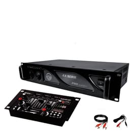Ibiza Sound Amplificateur sono 2 x 500W MY DEEJAY AX-1000 MyDj + Table de mixage DJ21 4 voies 7 entrées + USB Vahvistimet