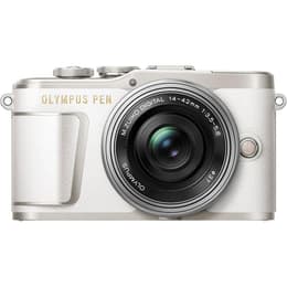 Hybridikamera Pen E-PL9 - Valkoinen/Harmaa + Olympus M.Zuiko Digital 14-42mm f/3.5-5.6 II R f/3.5-5.6