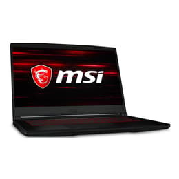 MSI GF63 Thin 11UC-026FR 15" Core i5 2.7 GHz - SSD 512 GB - 16GB - NVIDIA GeForce RTX 3050 AZERTY - Ranska