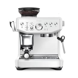 Espressokone jahimella Ilman kapselia Sage The Barista Express Impress 2,0000L - Valkoinen