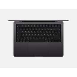 MacBook Pro 14" (2024) - Applen M4 ‑siru jossa on 10-ytiminen prosessori ja 10-ytiminen näytönohjain - 16GB RAM - SSD 512GB - Tavallinen näyttö - QWERTZ - Saksa