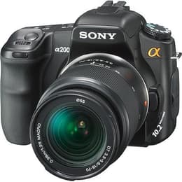 Yksisilmäinen peiliheijastus - Sony A200 Musta + Objektiivin Sony DT 18-55mm f/3.5-5.6